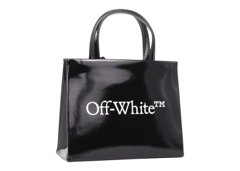 OFF-WHITE Mini Box Bag Black/White