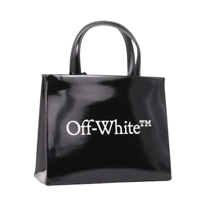 OFF-WHITE Mini Box Bag Black/White