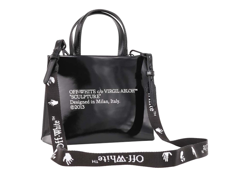 OFF-WHITE Mini Box Bag Black/White 圖 2