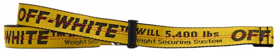 Off-White Mini Industrial Belt (SS19) Yellow/Black Off-White Mini Industrial Belt (SS19) Yellow/Black