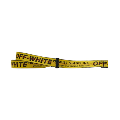 Off-White Mini Industrial Belt (SS19) Yellow/Black