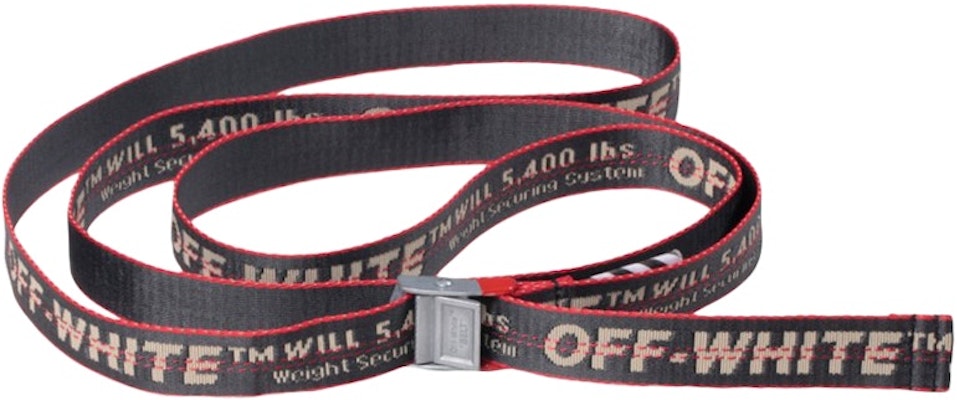 Off-White Mini Industrial Belt Anthracite/Red Buy Off-White Mini Industrial Belt Anthracite/Red