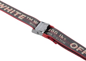 Off-White 迷你工業腰帶 煤灰色/紅色 Lookbook Off-White 迷你工業腰帶 煤灰色/紅色