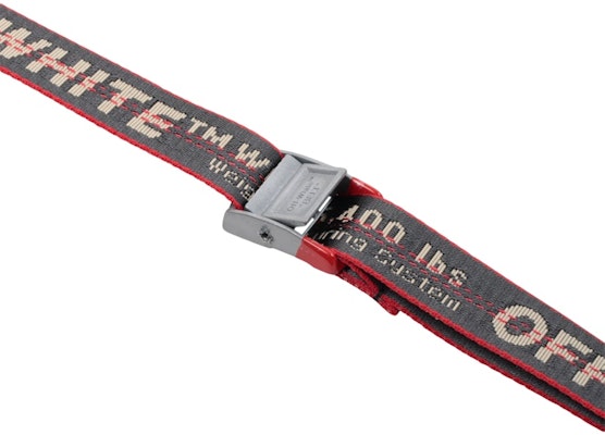 Off-White Mini Industrial Belt Anthracite/Red Lookbook Off-White Mini Industrial Belt Anthracite/Red