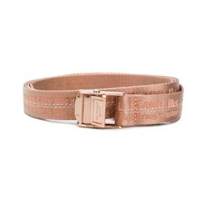 Off-White Mini Industrial Belt Nude