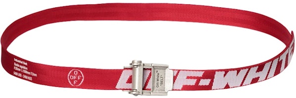 Tali Pinggang Pendek Off-White 2.0 Industrial Merah/Putih Buy Tali Pinggang Pendek Off-White 2.0 Industrial Merah/Putih