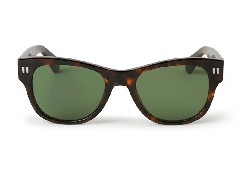 Order 오프화이트 모압 선글라스 브라운/그린 (OERI107S24PLA0016055) 
