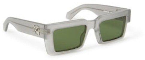 OFF-WHITE Moberly Square Sunglasses Grey/Green (OERI114S24PLA0010855-FR) OFF-WHITE Moberly Square Sunglasses Grey/Green (OERI114S24PLA0010855-FR)