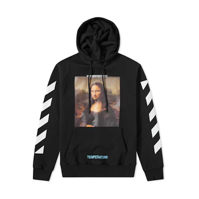 OFF-WHITE Mona Lisa C/O Virgil Loose Sweatshirt Black OMBB029S180030121001