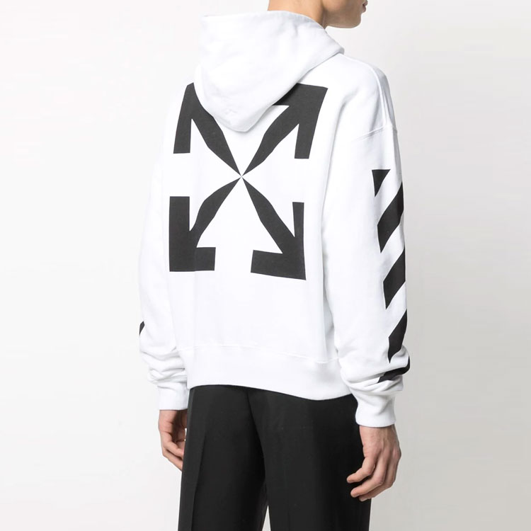 Shop Sudadera Gráfica Mona Lisa OFF-WHITE SS21 Blanca - Corte Estándar. OMBB037R21FLE0010110