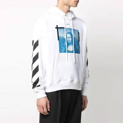 Sudadera Gráfica Mona Lisa OFF-WHITE SS21 Blanca - Corte Estándar. OMBB037R21FLE0010110 Purchase Sudadera Gráfica Mona Lisa OFF-WHITE SS21 Blanca - Corte Estándar. OMBB037R21FLE0010110