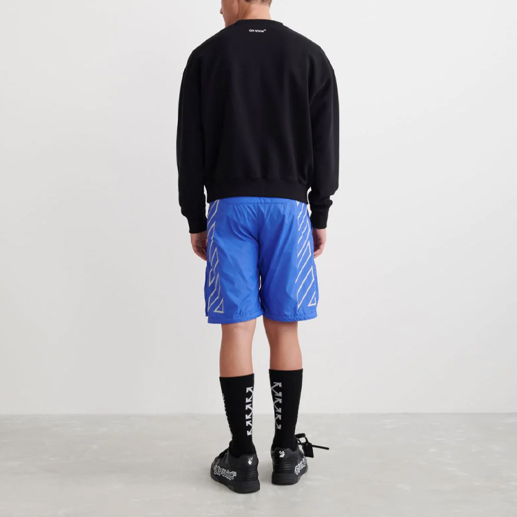 OFF-WHITE Mona Lisa SS22 Cotton Crewneck Pullover Sweatshirt Black Mens. OMBA058C99FLE0031045 圖 5