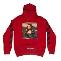 Off-White Mona Lisa Temperature Hoodie Red Off-White Mona Lisa Temperature Hoodie Red