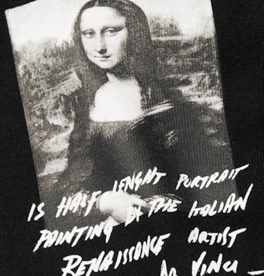 Off-White 蒙娜丽莎图案长袖T恤 黑/白/灰 Order Off-White 蒙娜丽莎图案长袖T恤 黑/白/灰