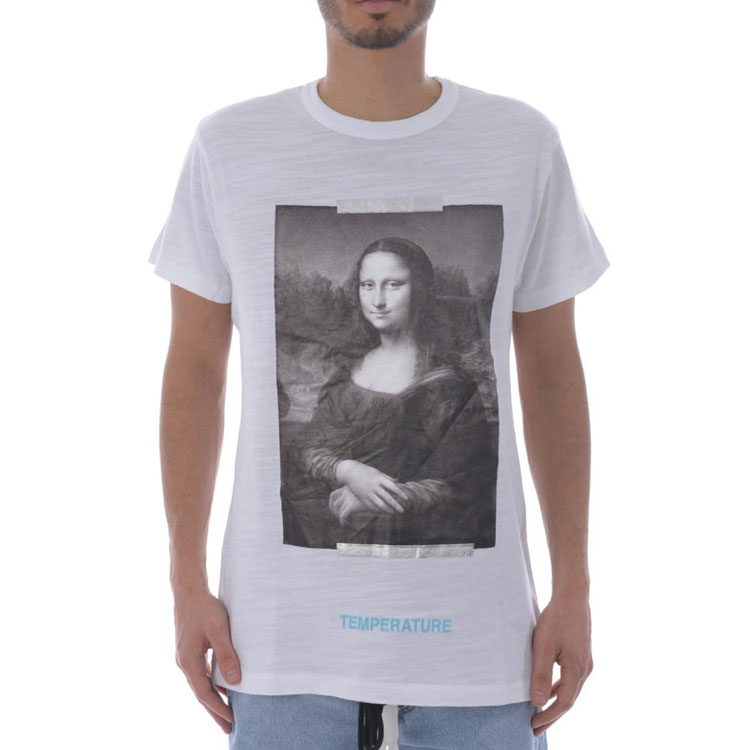 OFF-WHITE Monalisa Graphic Print Short Sleeve T-Shirt White () OMAA002S180010120110 圖 4