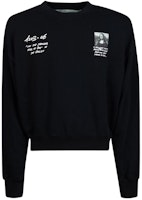 Off-White Monalisa Graphic Print Sweatshirt Black/White Off-White Monalisa Graphic Print Sweatshirt Black/White