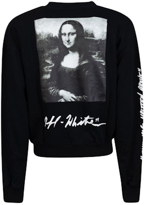 Off-White Monalisa Graphic Print Sweatshirt Black/White Order Off-White Monalisa Graphic Print Sweatshirt Black/White
