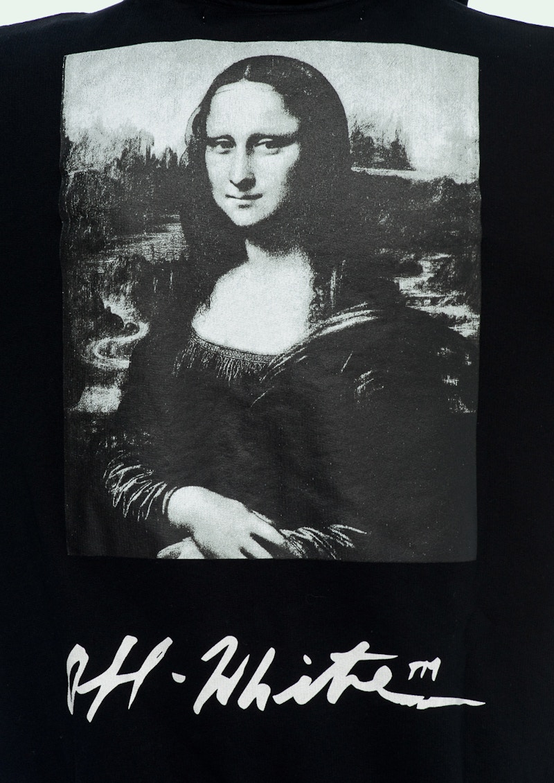 Off-White Monalisa Graphic Print Zip Hoodie Black/White 圖 2