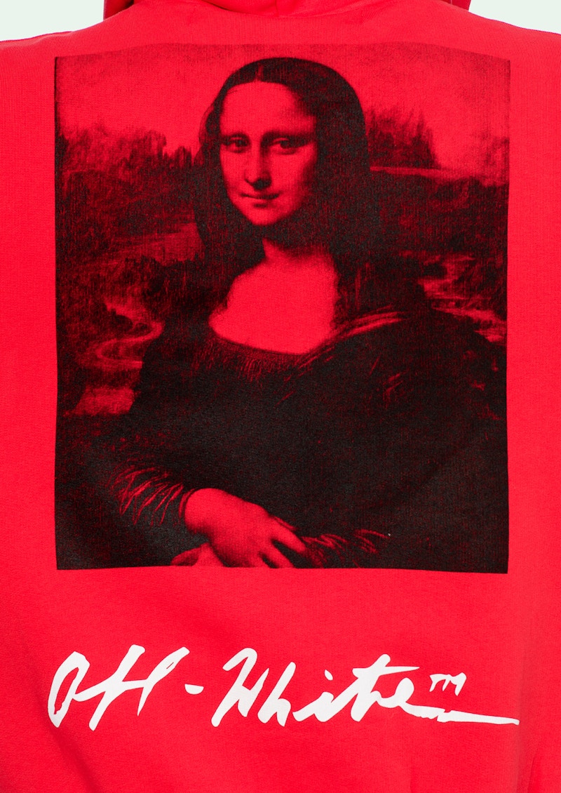Off-White Monalisa Graphic Print Zip Hoodie Red/Black/White 圖 2