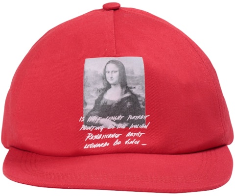 Off-White Monalisa Hat Red/Black/White Order Off-White Monalisa Hat Red/Black/White