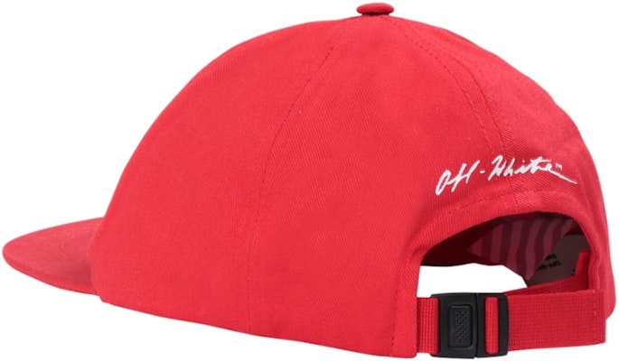 Off-White Monalisa Hat Red/Black/White Lookbook Off-White Monalisa Hat Red/Black/White