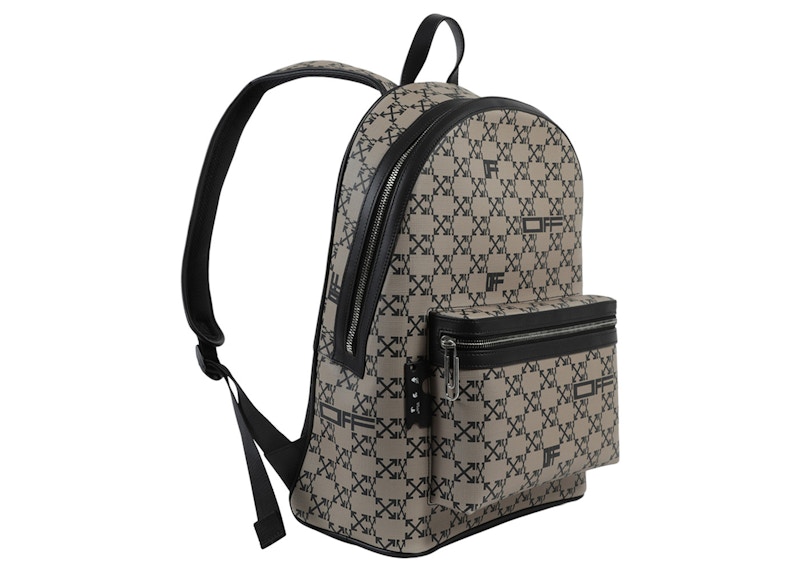 OFF-WHITE Monogram Backpack Brown/Black 圖 2