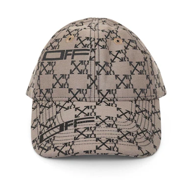 OFF-WHITE Monogram Baseball Cap Brown/Black
