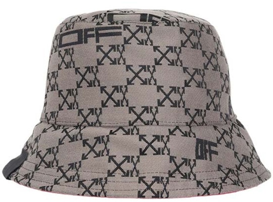 OFF-WHITE Monogram Reversible Bucket Hat Brown/Fuchsia Buy OFF-WHITE Monogram Reversible Bucket Hat Brown/Fuchsia