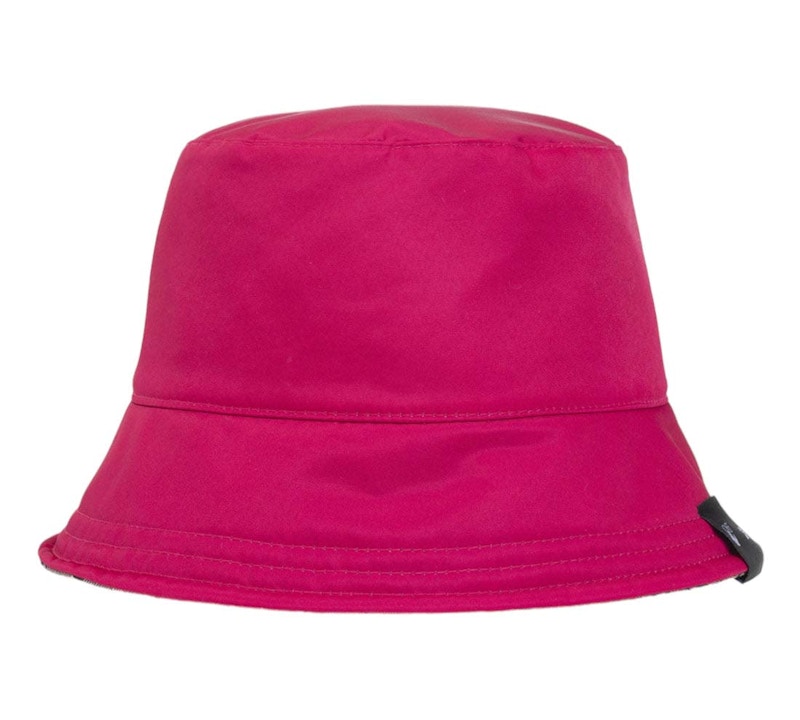 Order OFF-WHITE Topi Bucket Monogram Reversible Coklat/Fuchsia