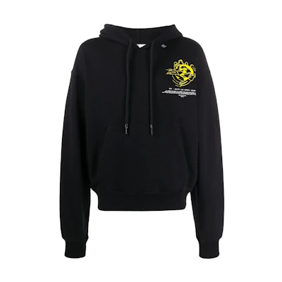 Off-White Multi Symbols Over Hoodie Black