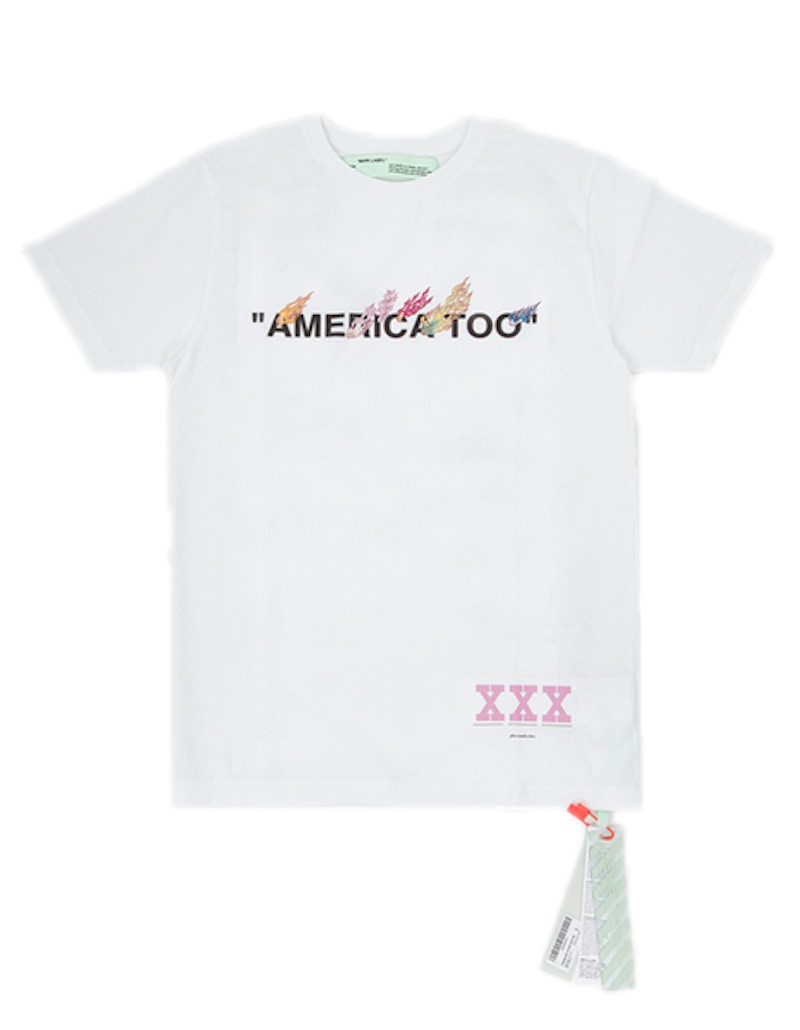 Off-White Murakami America Too Tee White
