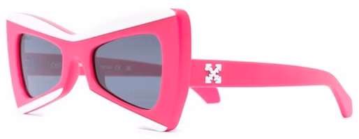 OFF-WHITE Nashville Cateye Sunglasses Pink/White/Grey (OERI070S23PLA0013407) OFF-WHITE Nashville Cateye Sunglasses Pink/White/Grey (OERI070S23PLA0013407)