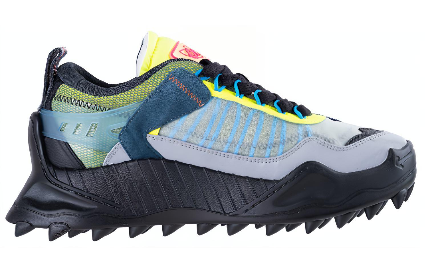 Order Off-White Netz Sportschuhe Blau OMIA139E20FAB001JW