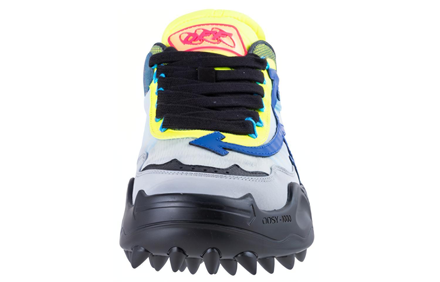 Lookbook Off-White Netz Sportschuhe Blau OMIA139E20FAB001JW
