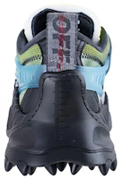 Shop Off-White网眼蓝色运动鞋 OMIA139E20FAB001JW