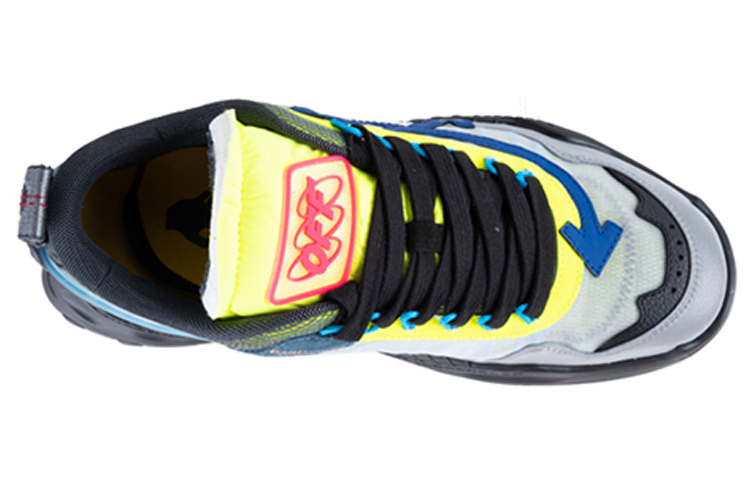 Purchase Off-White Netz Sportschuhe Blau OMIA139E20FAB001JW