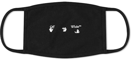 Off-White New Logo Face Mask Black/White Off-White New Logo Face Mask Black/White
