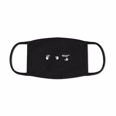 Off-White New Logo Face Mask Black/White
