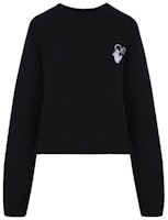 Off-White New Logo Knit Sweater Black/White Off-White New Logo Knit Sweater Black/White
