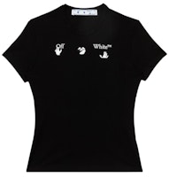 Off-White New Logo Womens T-Shirt Black/White Off-White New Logo Womens T-Shirt Black/White