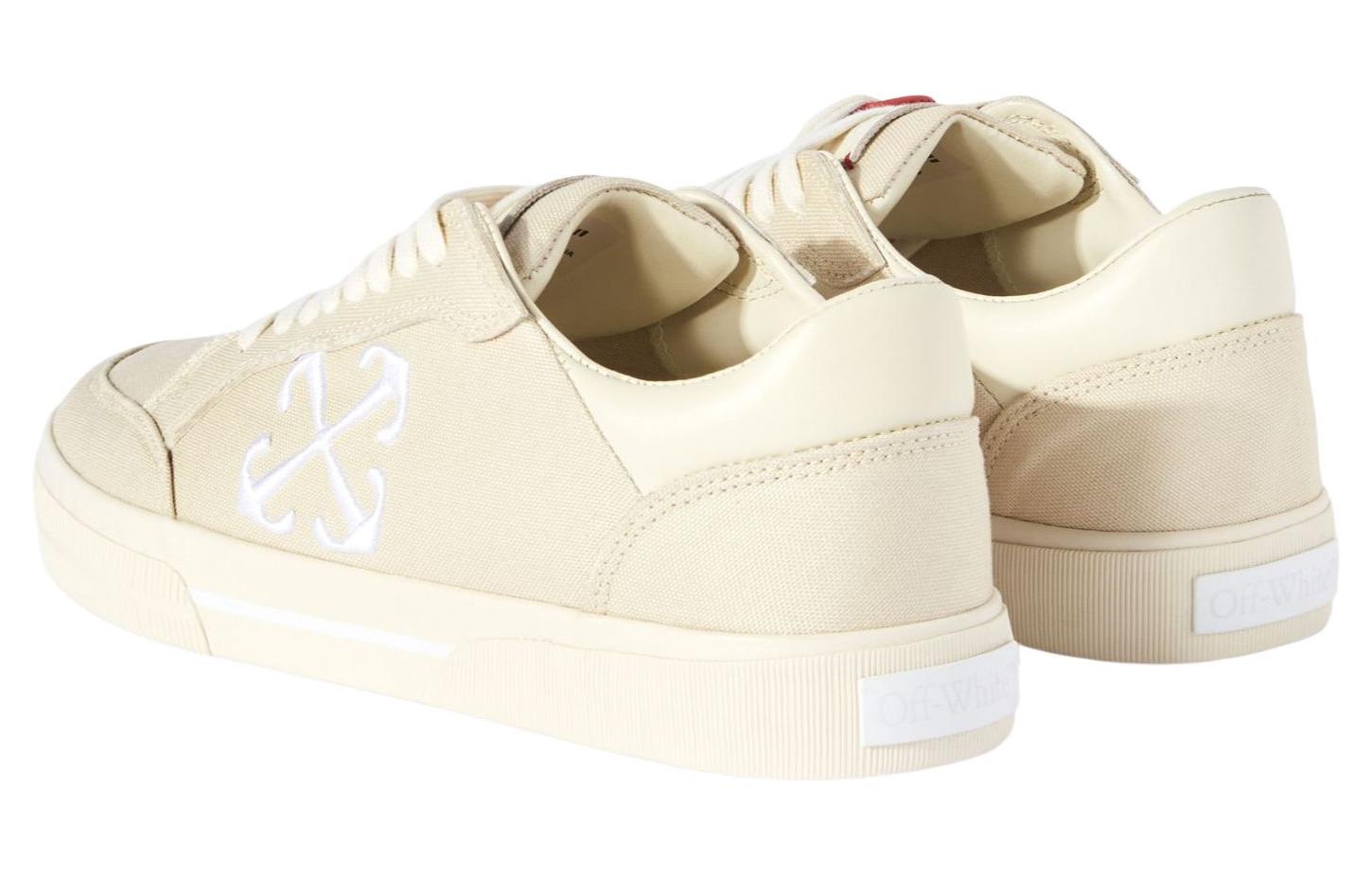 Shop Off-White New Low Vulcanized 'Angora' Zapatillas OMIA293S24FAB001-0301