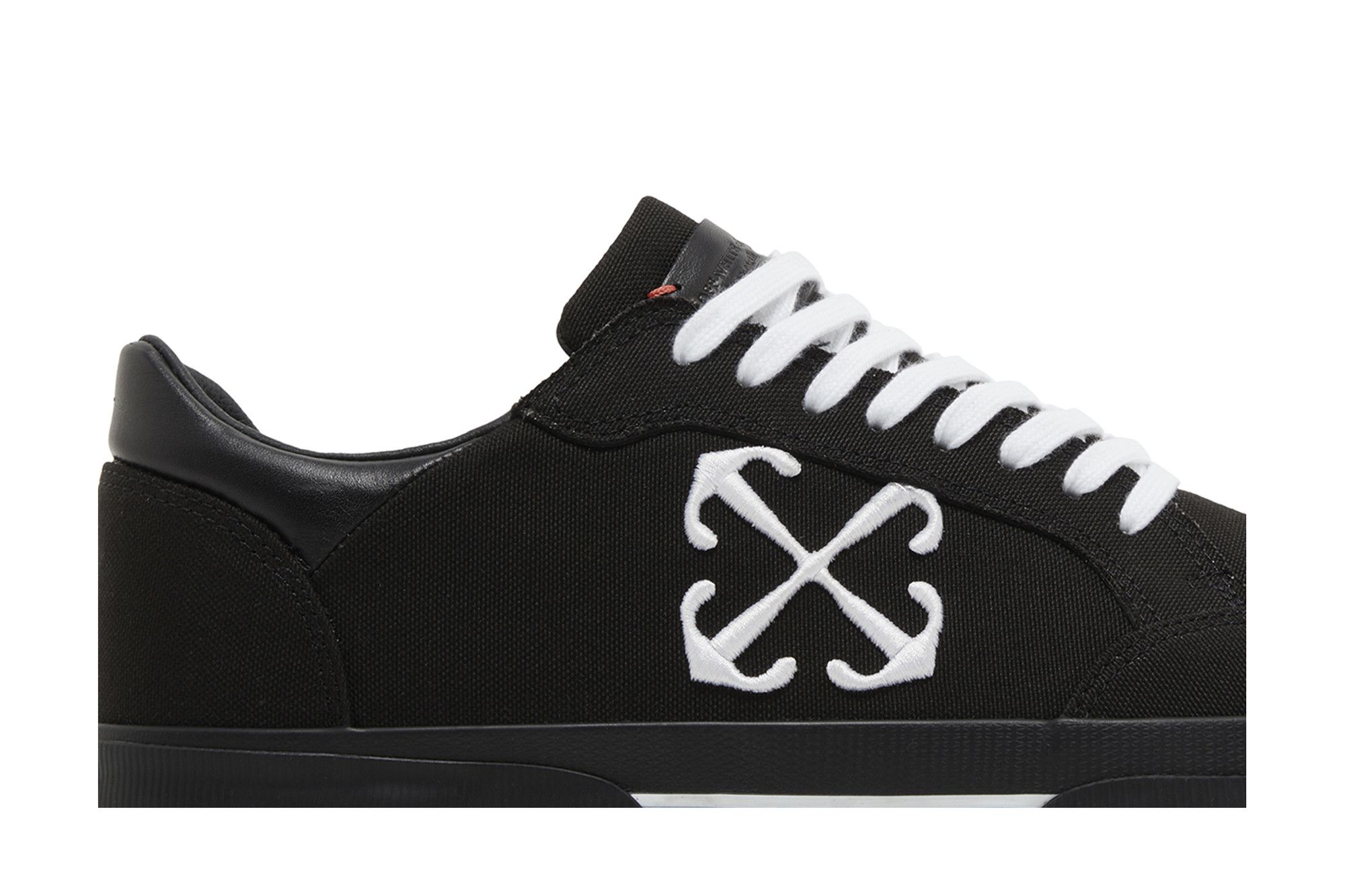 Order Off-White New Low Vulcanized 'Black White' OMIA293S24FAB0011001