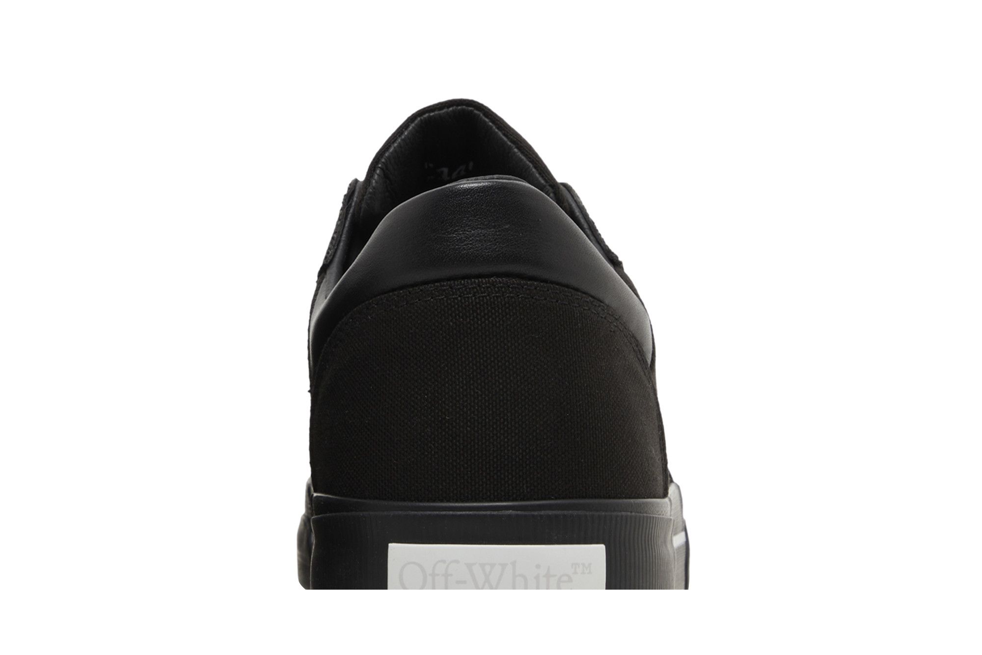 Sizing Off-White New Low Vulcanized 'Black White' OMIA293S24FAB0011001