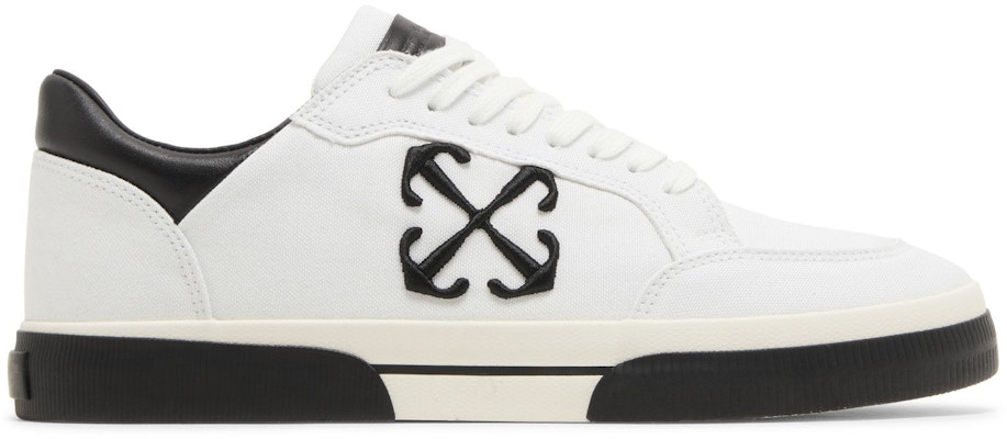 Off-White New Low Vulcanized 'White Black' OMIA293S24FAB0010110 Buy Off-White New Low Vulcanized 'White Black' OMIA293S24FAB0010110