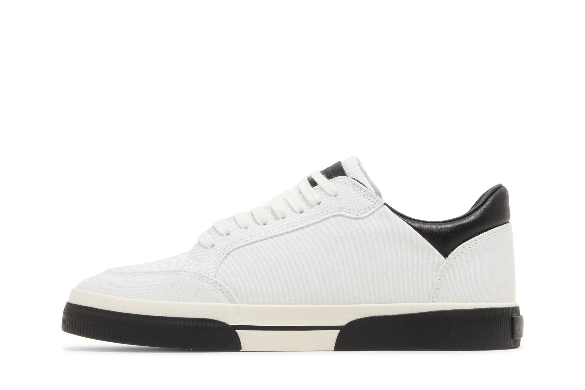 Lookbook Off-White New Low Vulcanized 'White Black' OMIA293S24FAB0010110