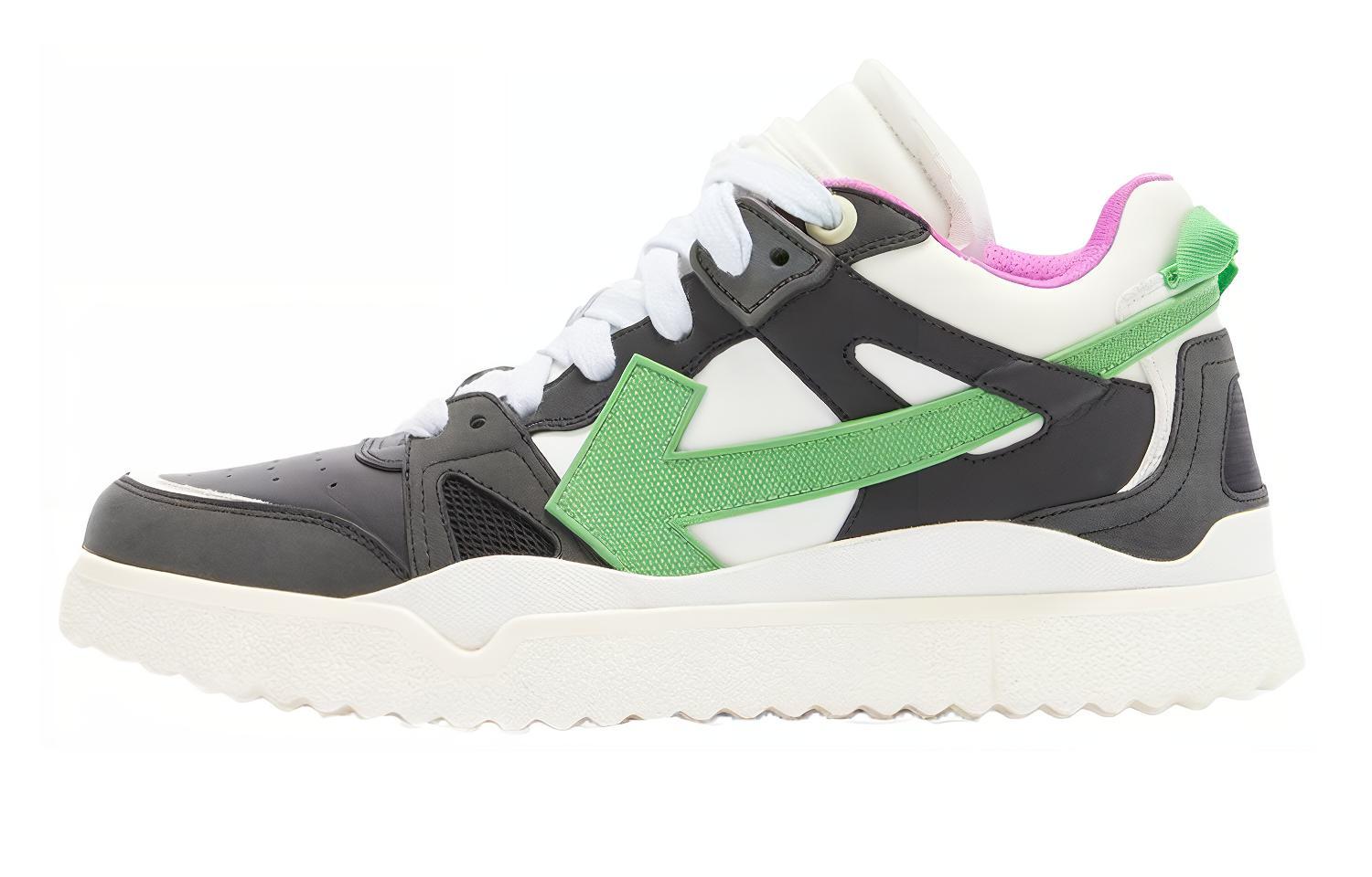 Off-White New Mid Sponge 'Black White Green'