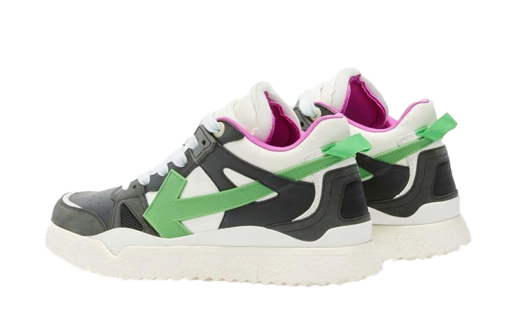 Off-White New Mid Sponge 'Black White Green' 圖 2