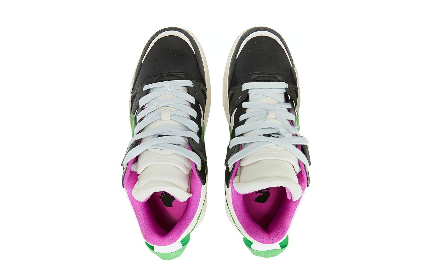 Off-White New Mid Sponge 'Black White Green' 圖 3