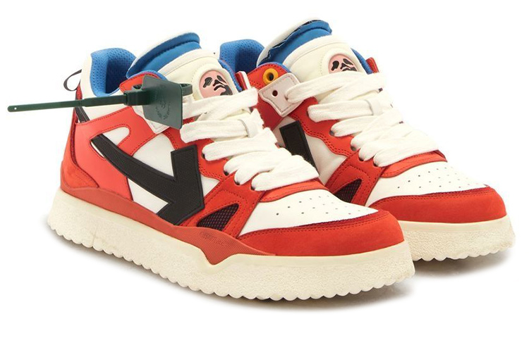 Off-White New Mid Sponge 'Red Black Blue' 圖 2