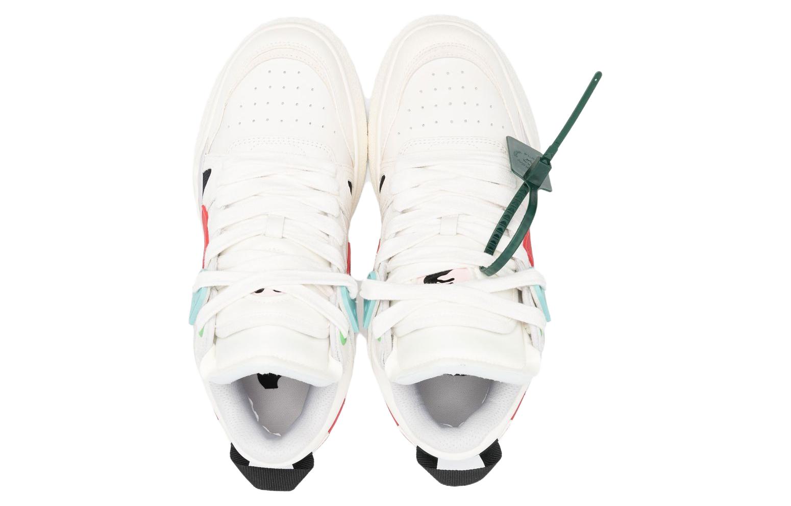 Off-White New Mid Sponge 'White Red' 圖 4